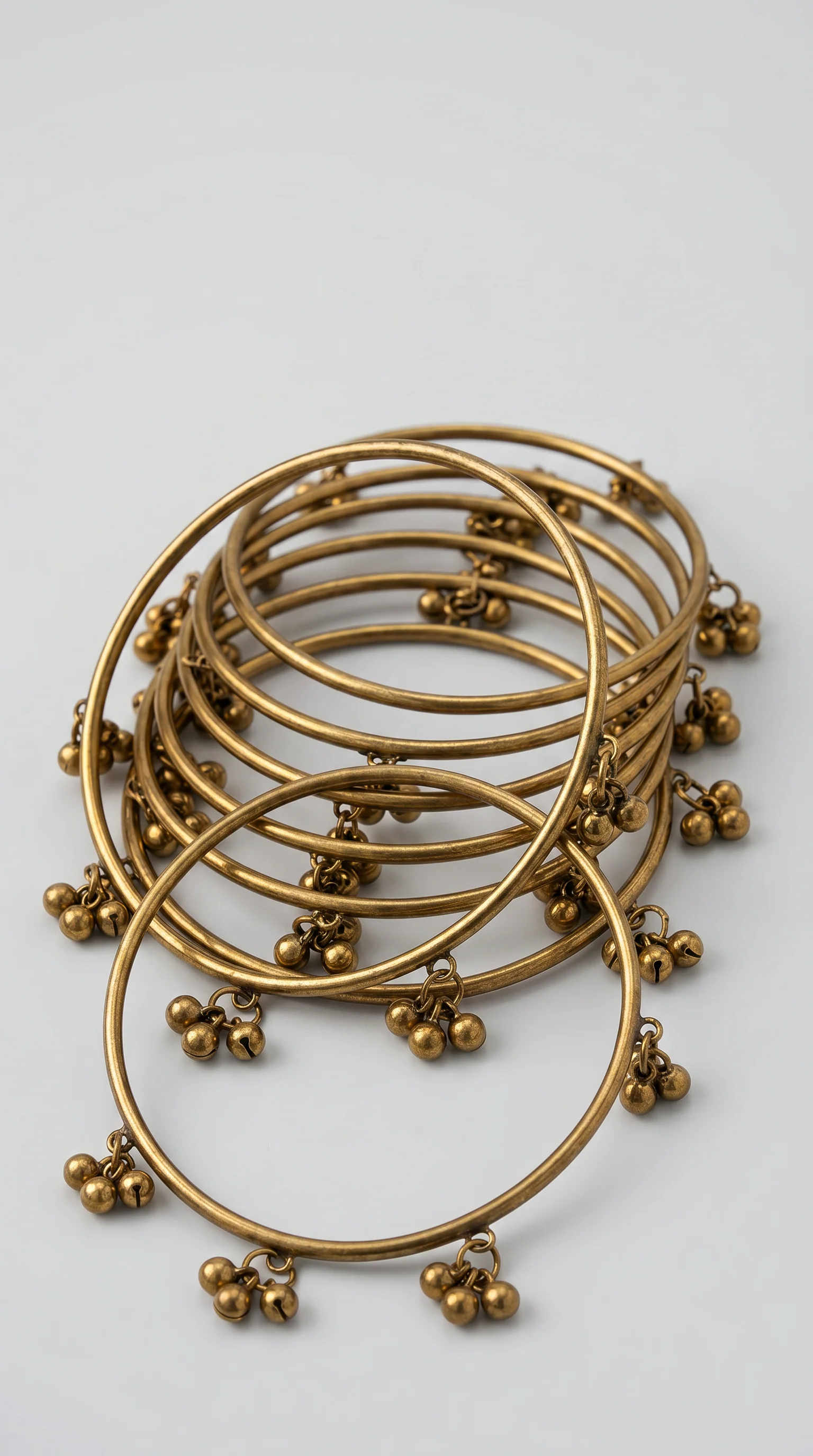 Antique Gold Kashmiri Bangle - Image 2
