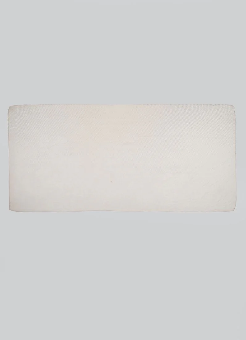 Beige Cotton Crinkled scarf - Image 3