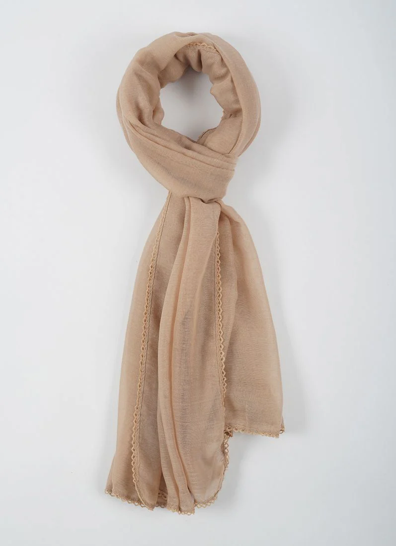 Beige Lace scarf - Image 2