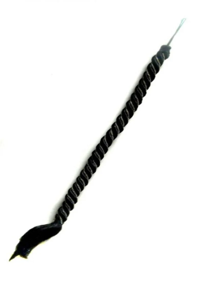 Black Diamante Hair Plait - Image 4