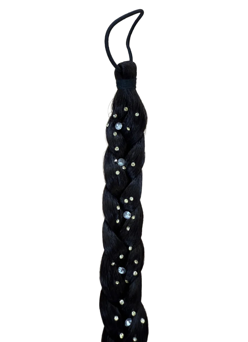 Black Diamante & LCT Hair Plait - Image 3