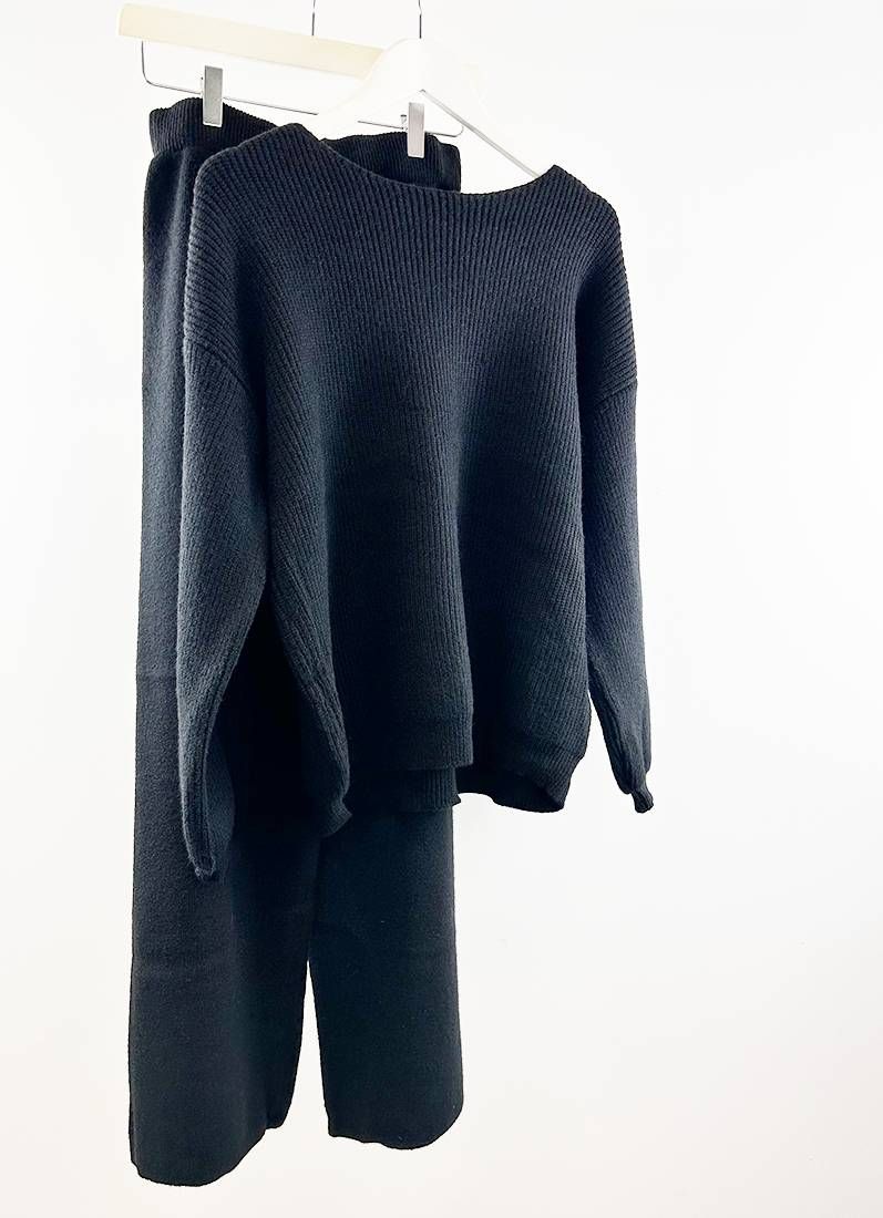 Black Jumper Co-Ord Set - Image 2