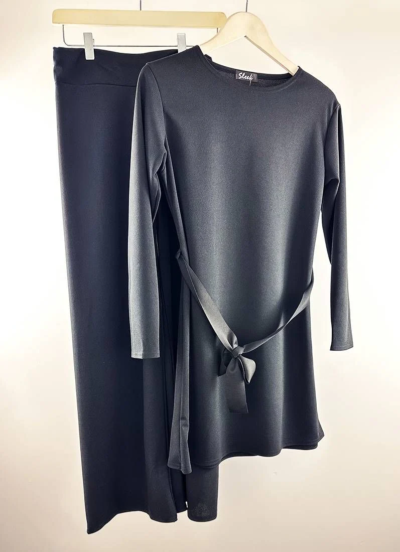 Black Trouser and Top Co-Ord Set - Image 2