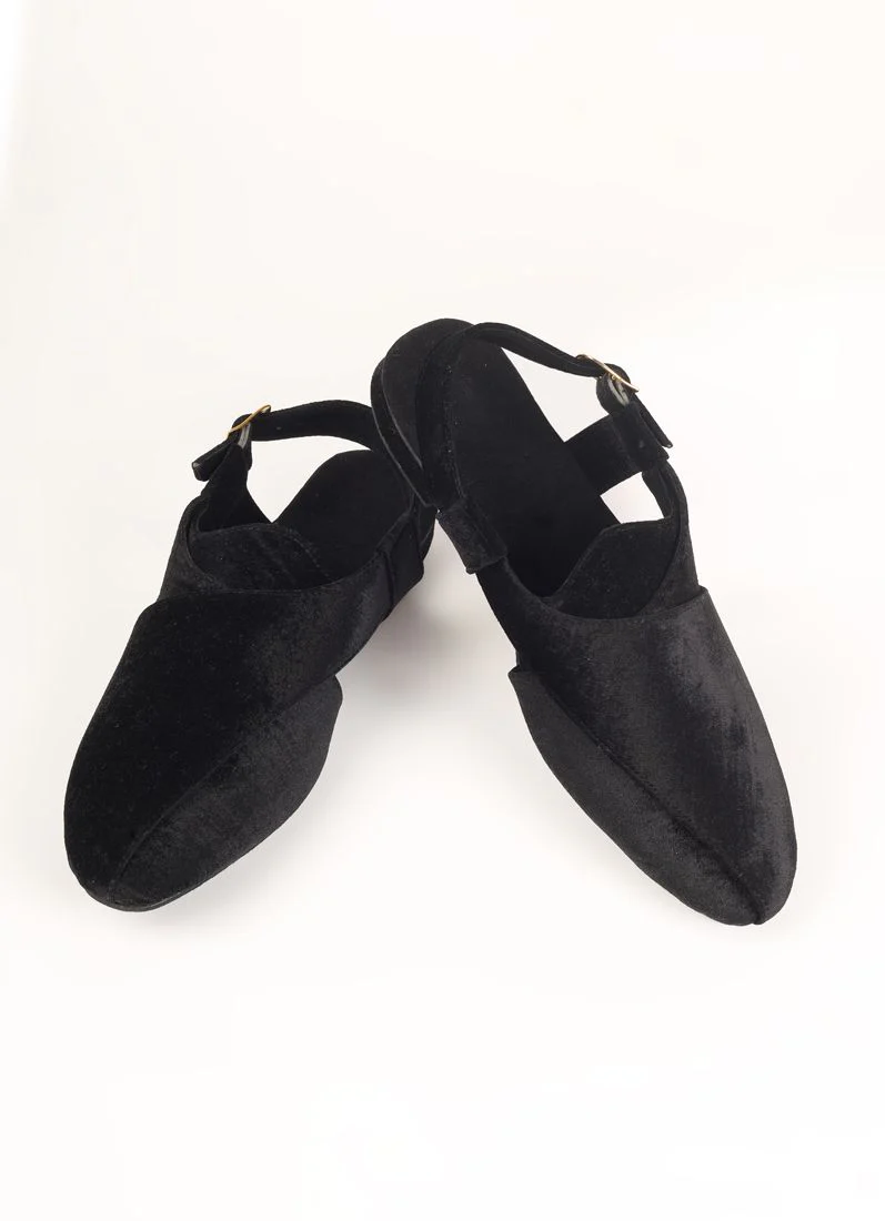 Black Velvet Mens Jutti Pair - Image 3