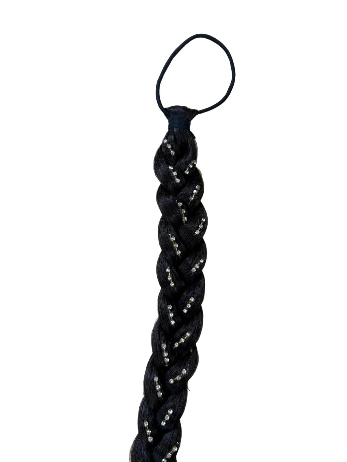 Black Woven Hair Plait - Image 3