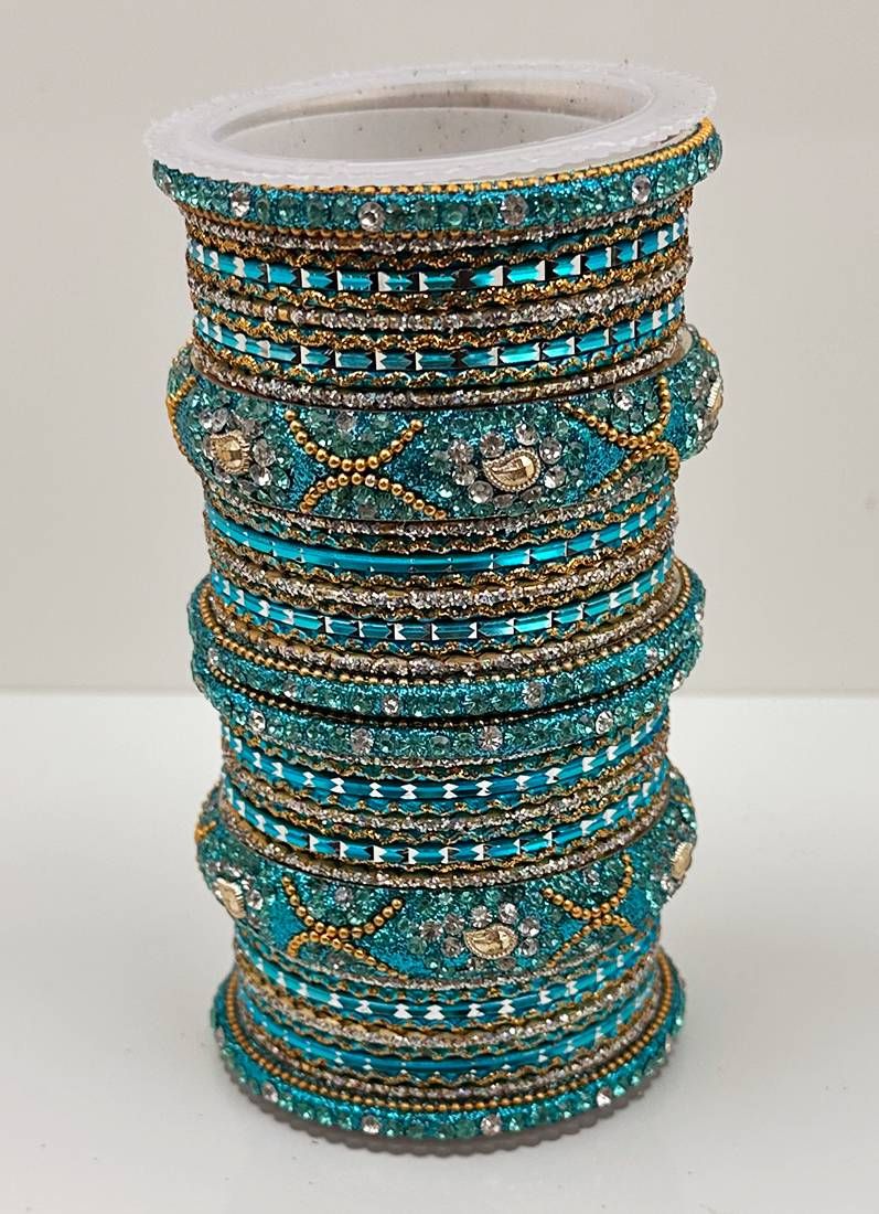 Blue Double Bangle Set - Image 2