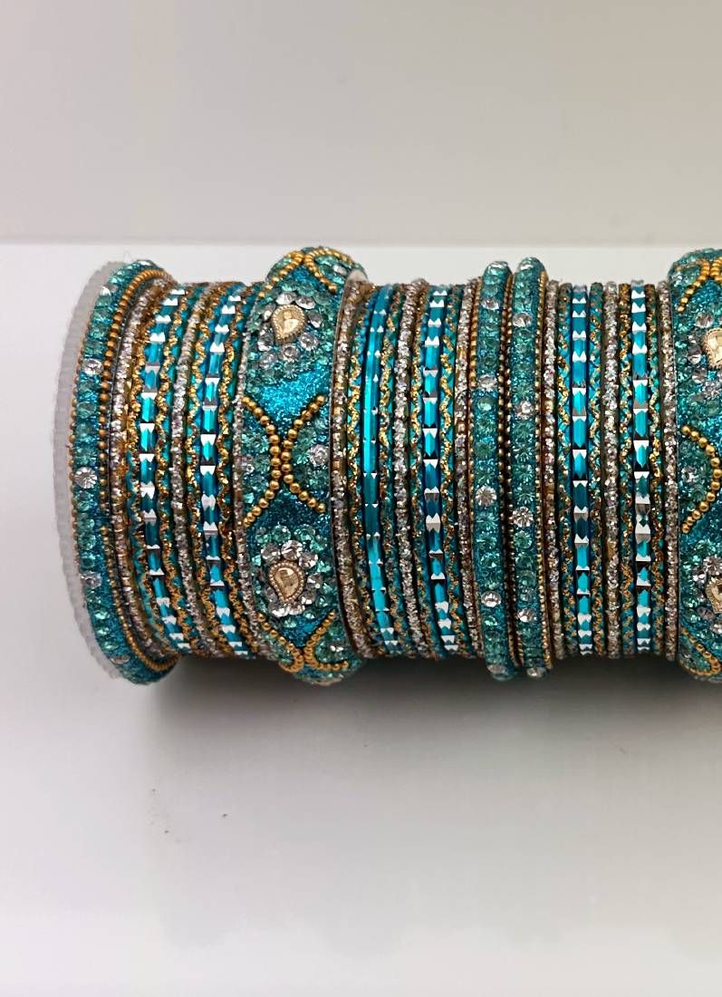 Blue Double Bangle Set - Image 3