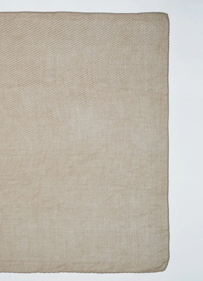 Brown Cotton Crinkled scarf - Image 4