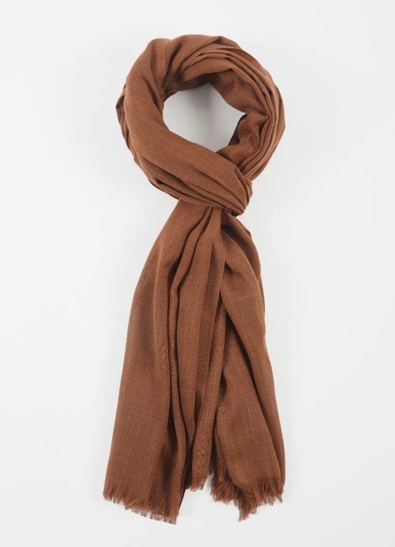 Chocolate Cotton Soft scarf - Image 2