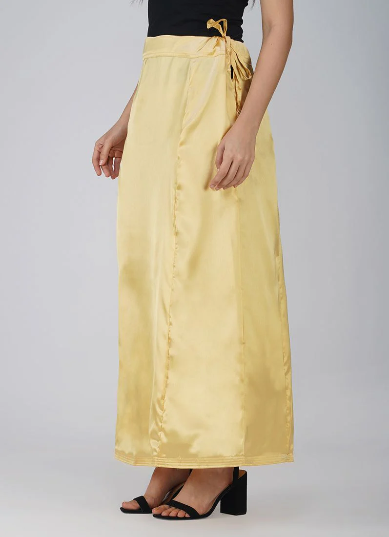 Classic Gold Satin Petticoat - Image 3