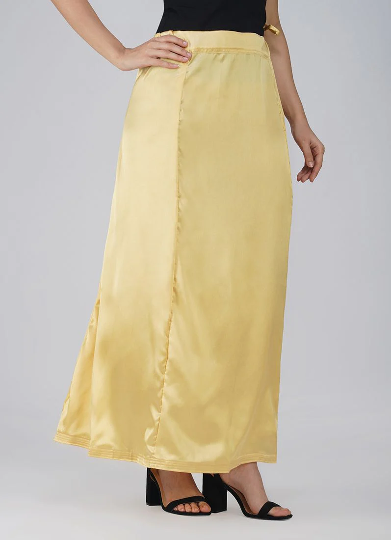 Classic Gold Satin Petticoat - Image 4