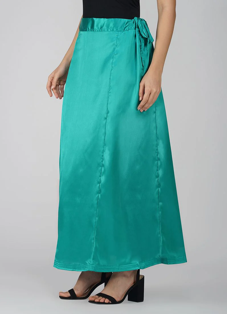 Classic Jade Satin Petticoat - Image 3