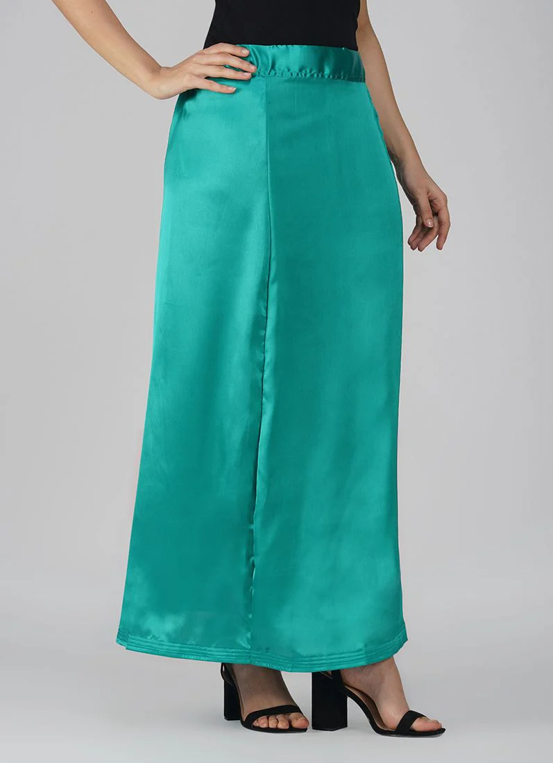 Classic Jade Satin Petticoat - Image 4