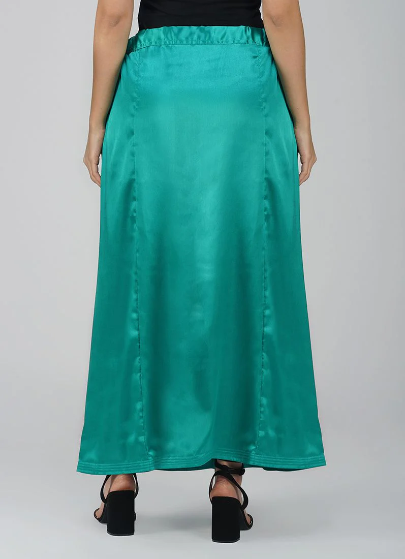 Classic Jade Satin Petticoat - Image 5