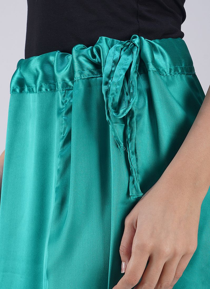 Classic Jade Satin Petticoat - Image 6
