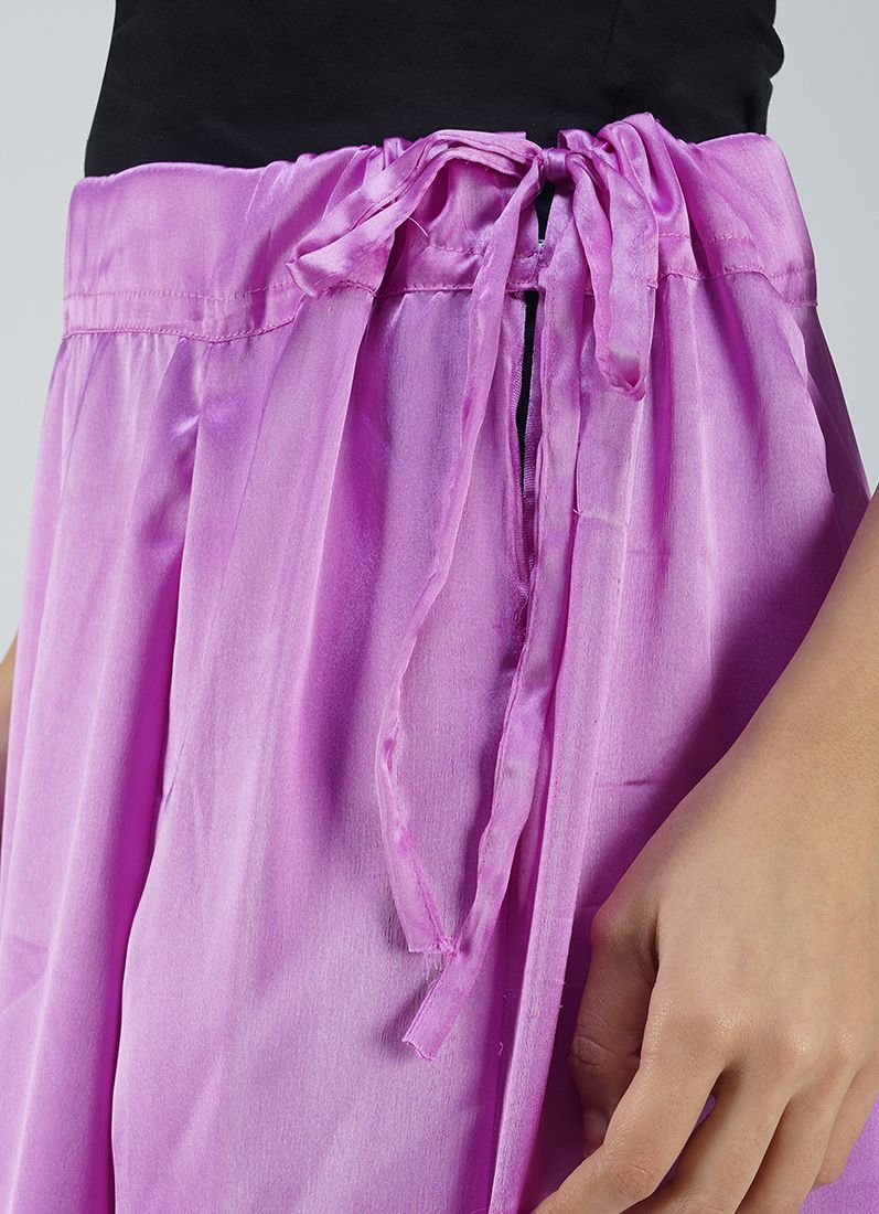 Classic Lavendar Satin Petticoat - Image 5
