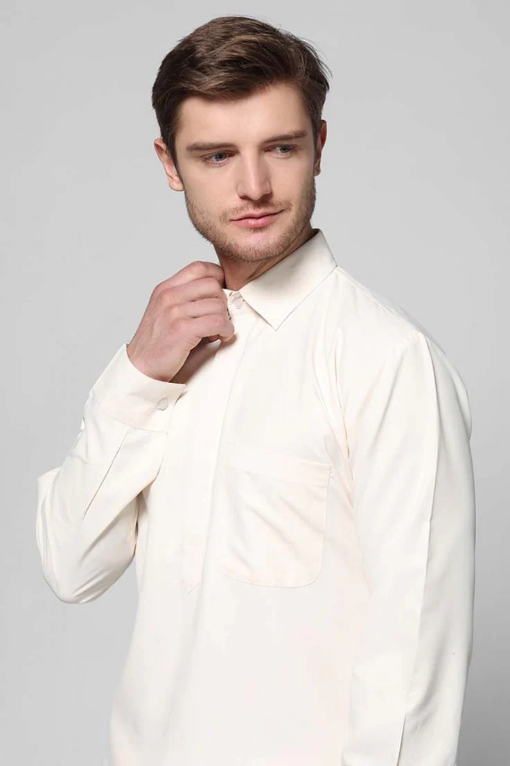 Collared Kurta Salwar Set - Image 3