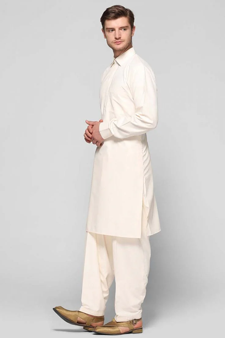 Collared Kurta Salwar Set - Image 4