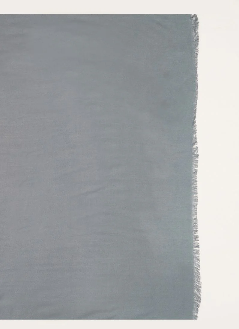 Dark Grey Cotton Poly Soft scarf - Image 4