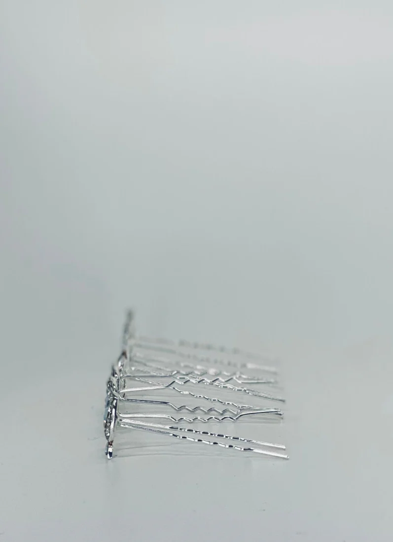 Diamante Apple Design Bun Pins - Image 4