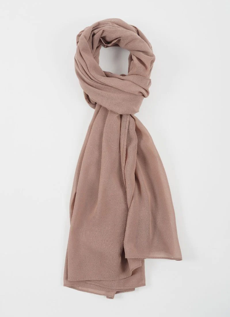 Dusty Pink Georgette Soft scarf - Image 2