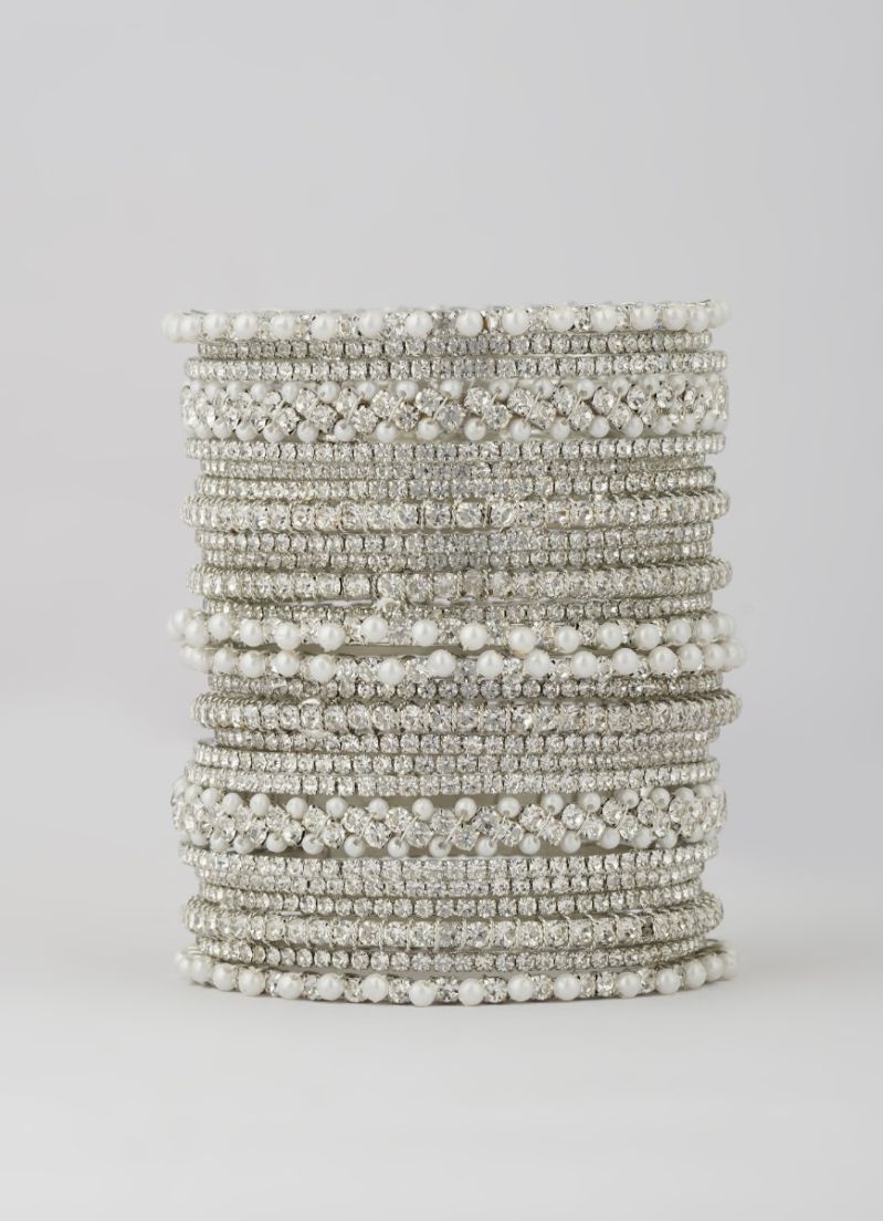 Exquisite Diamante Bangle Set - Image 5