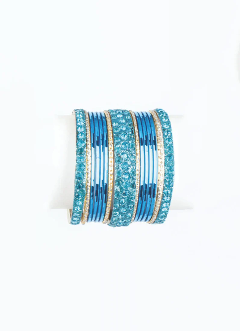 Ferozi Crystal Bangles - Image 3
