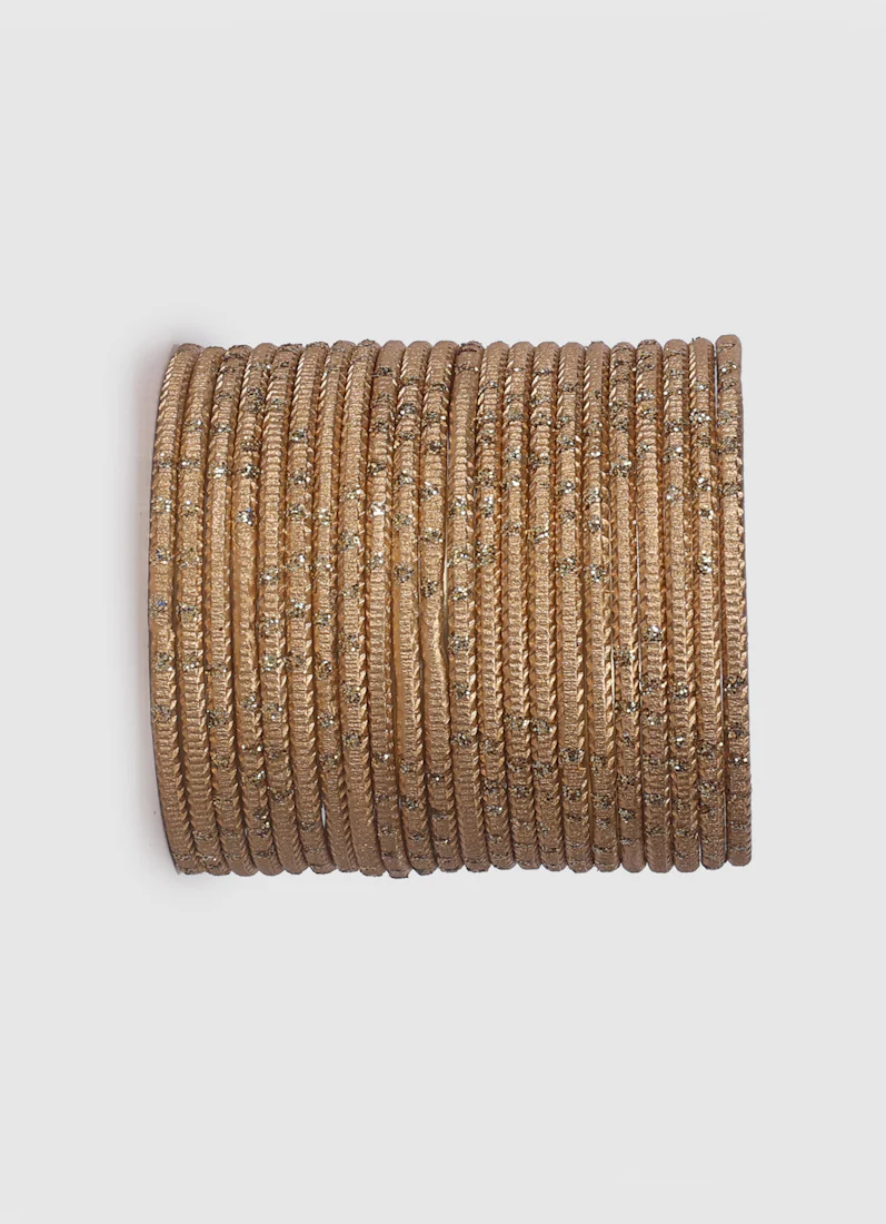 Girls Gold Dot Bangles - Image 4