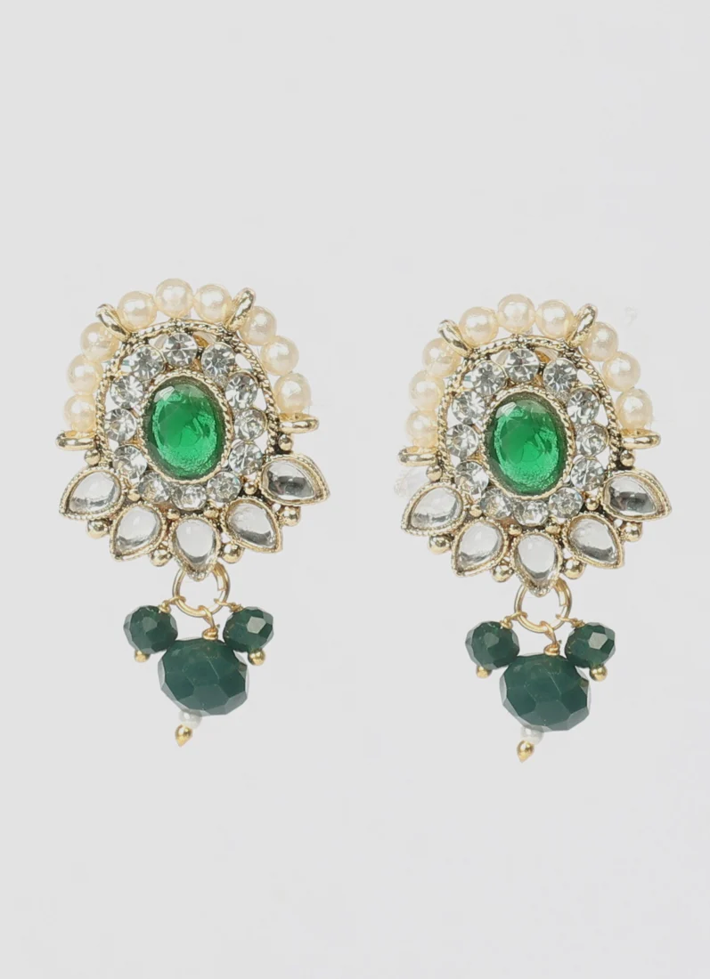 Green Crystal Chocker set - Image 4