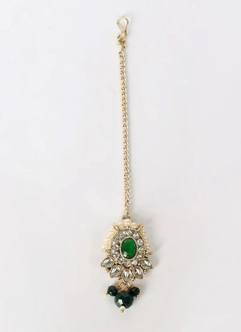 Green Crystal Chocker set - Image 5
