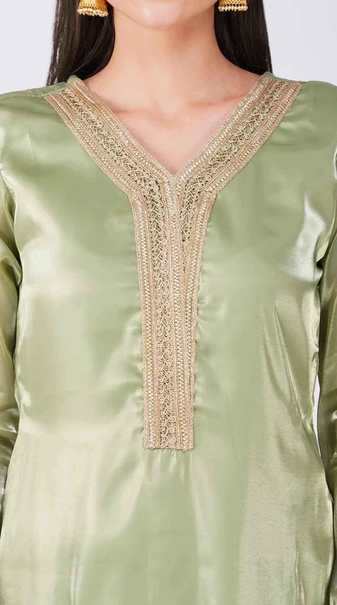 Green Straight Cut Suit Set - Image 5