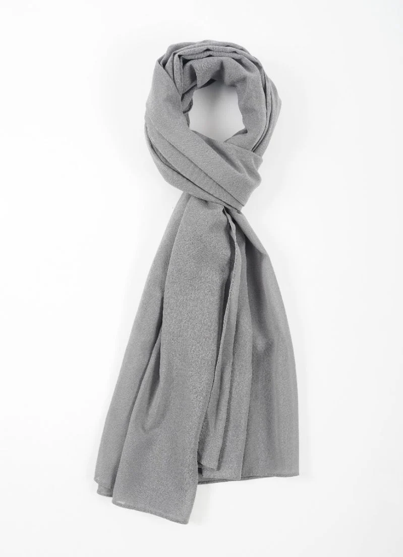 Grey Georgette Soft scarf - Image 2