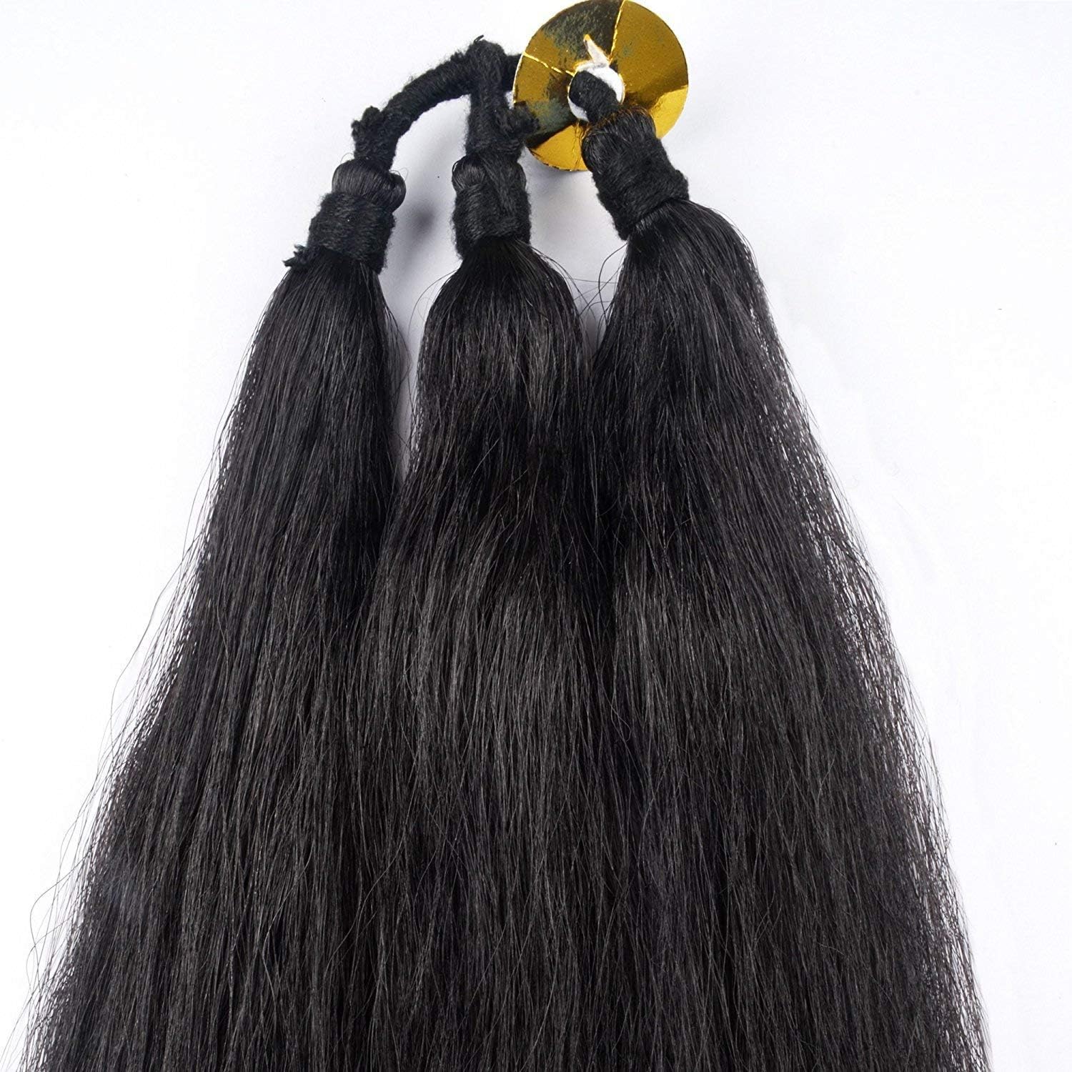Hair Plait Extension Brown - Image 3