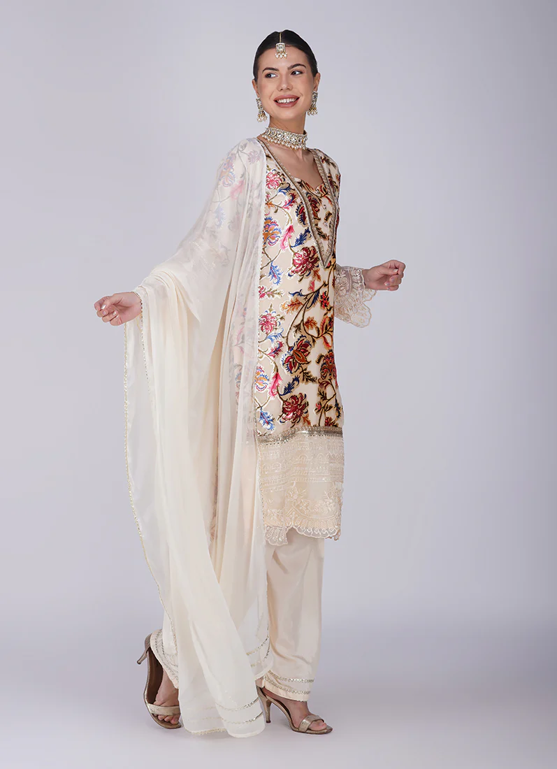 Ivory Brasso Straight Cut Suit - Image 2