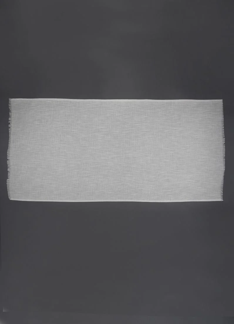 Ivory Cotton Soft scarf - Image 3