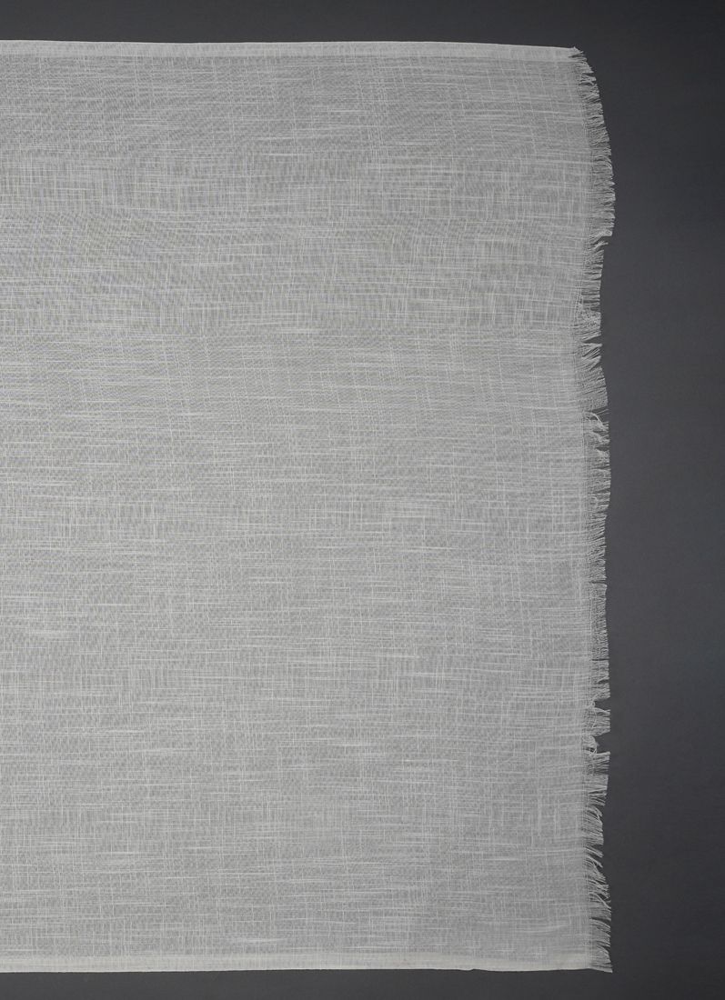 Ivory Cotton Soft scarf - Image 4