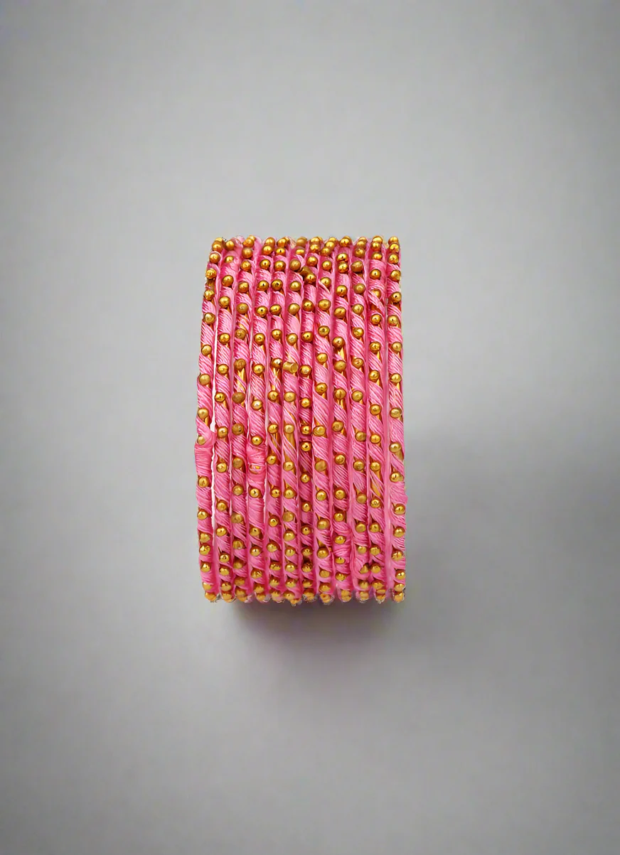 Kids Pink Bangles Set - Image 2
