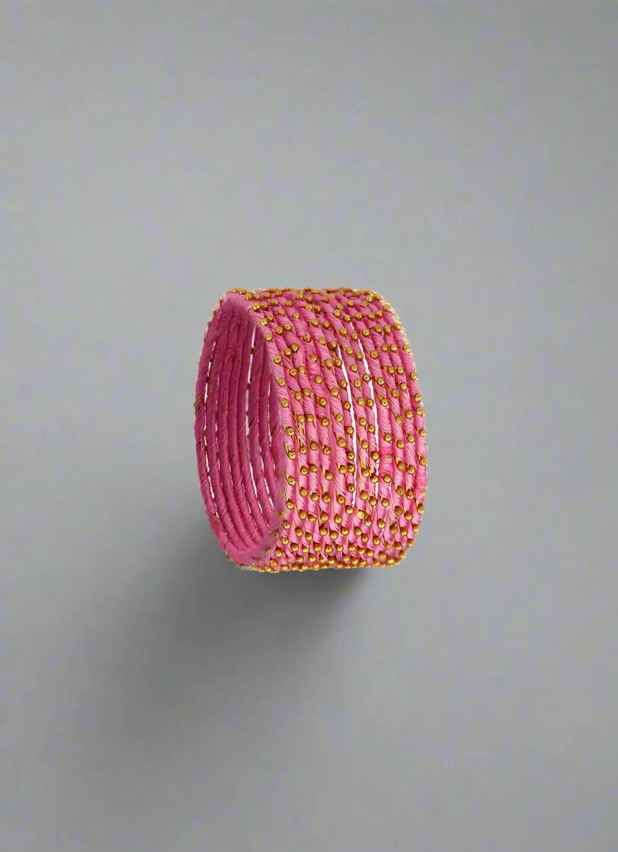 Kids Pink Bangles Set - Image 3