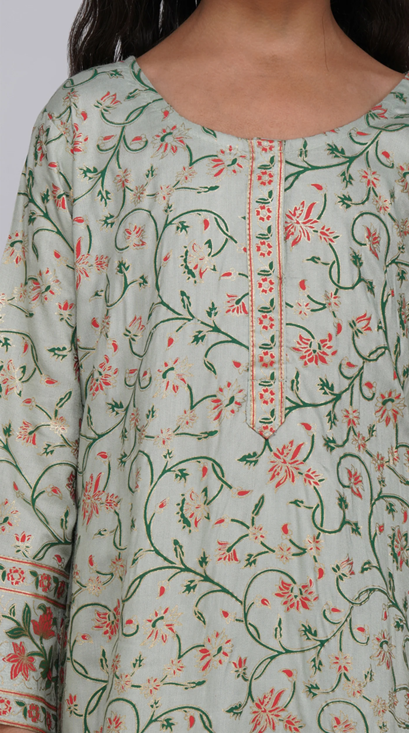 Kids  Rayon Gharara Suit Set - Image 3