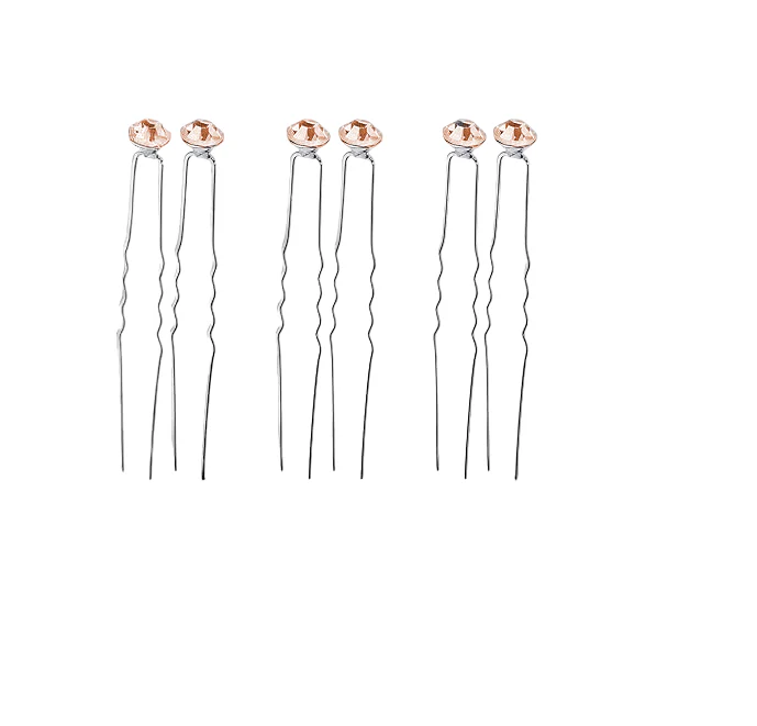 LCT Gold Diamante  Bun Pins - Image 2