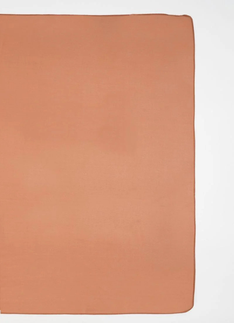 Light Brown Georgette Soft scarf - Image 4