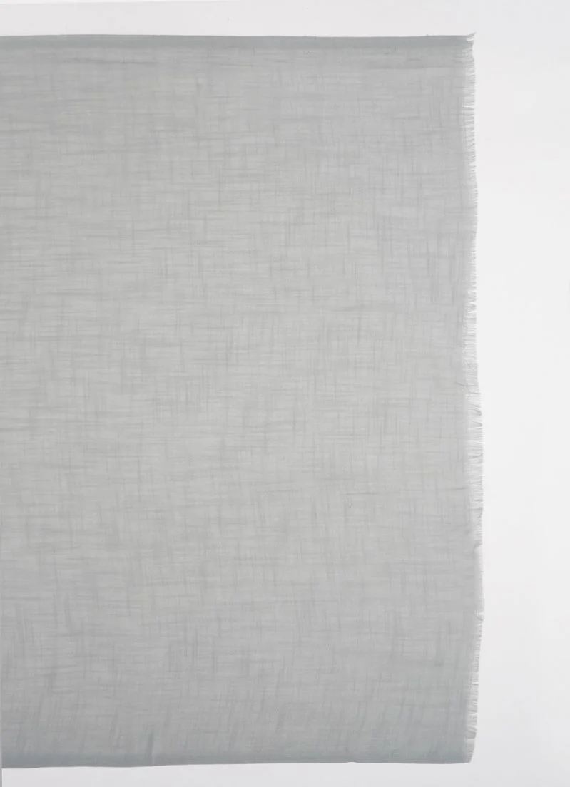 Light Grey Cotton Soft scarf - Image 4