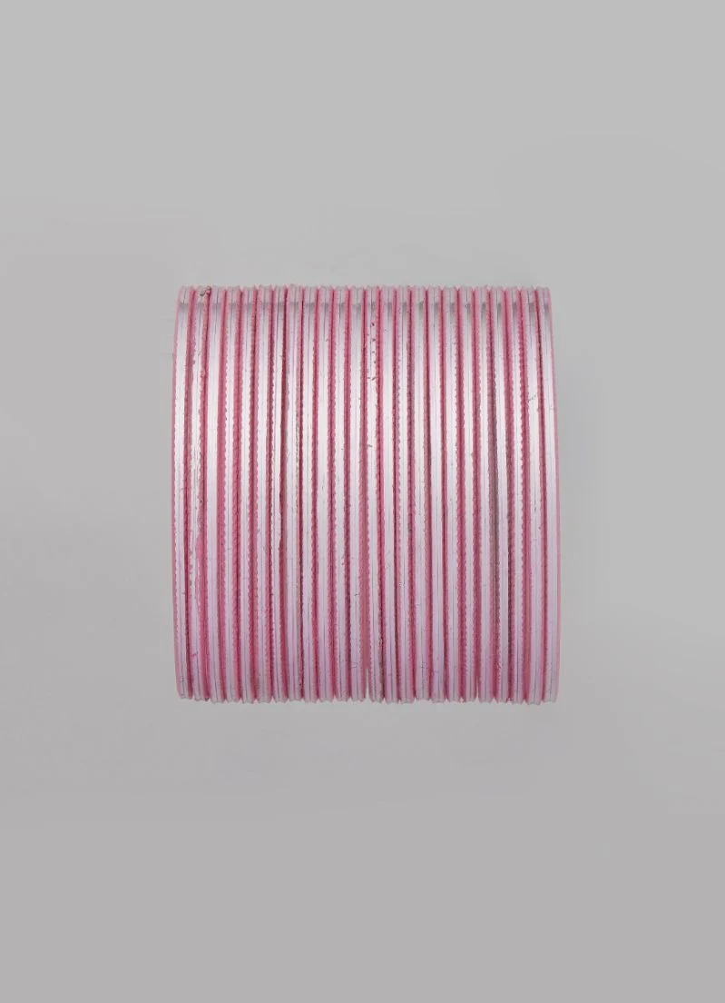 Light Pink Lightweight Aluminium Bangles - Image 4