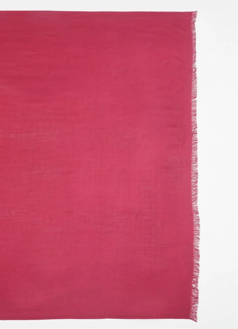 Maroon Cotton Poly Soft scarf - Image 3
