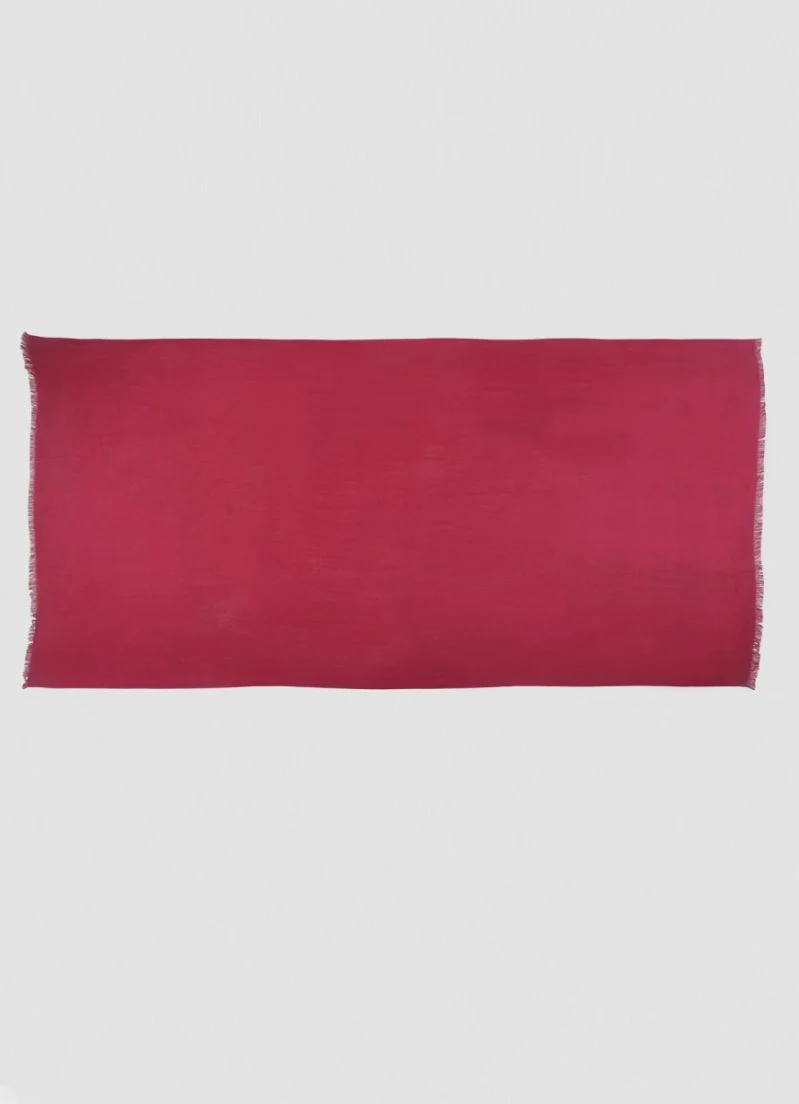 Maroon Cotton Poly Soft scarf - Image 4