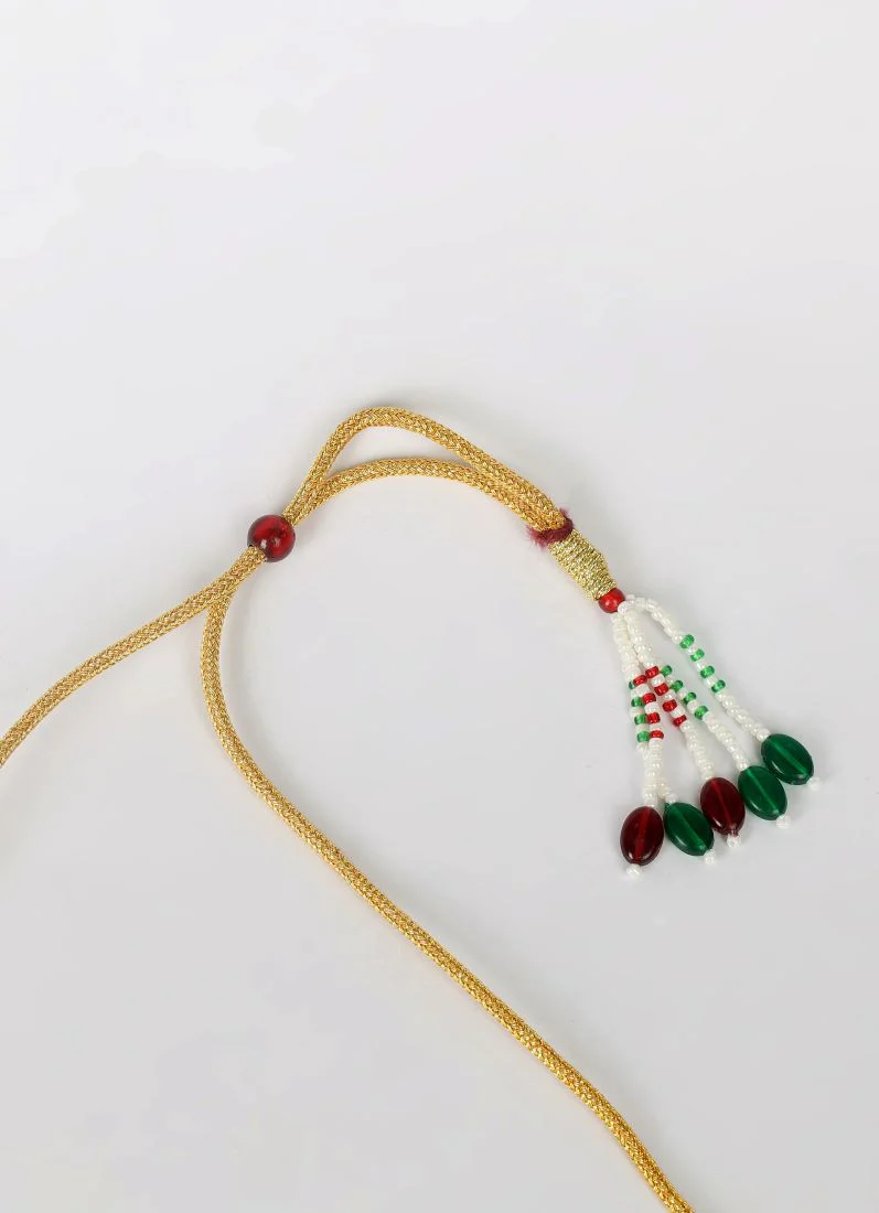 Maroon Crystal Chocker Set - Image 6