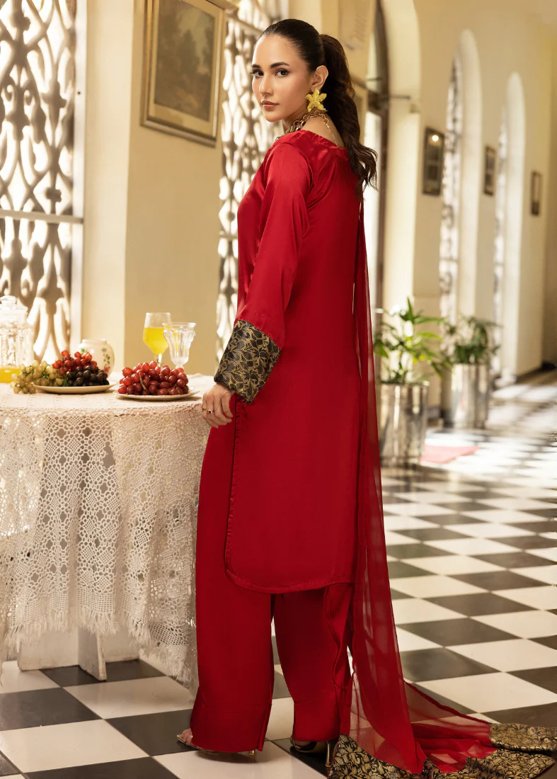 Maroon Farshi Salwar Suit Set - Image 5