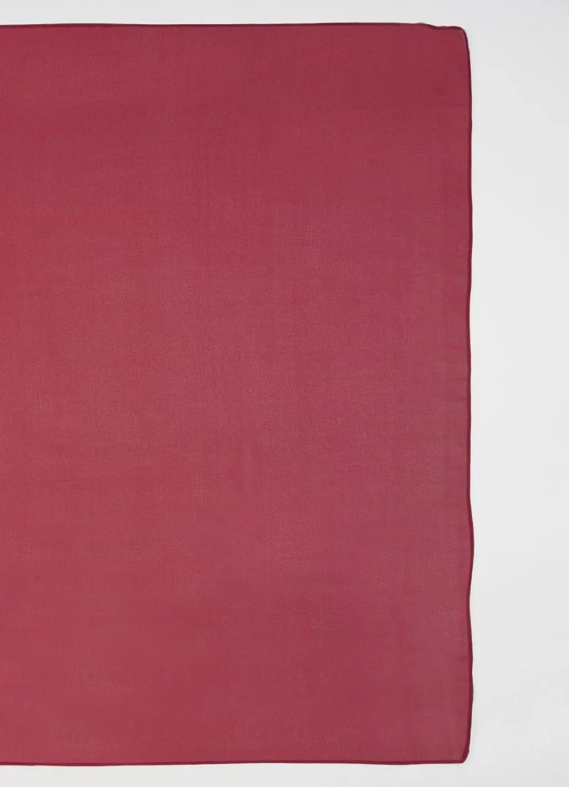 Maroon Georgette Soft scarf - Image 4