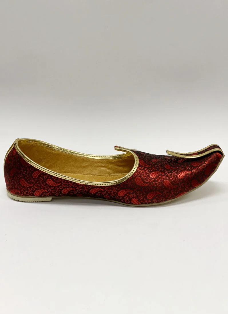 Maroon Mens Jutti - Image 3