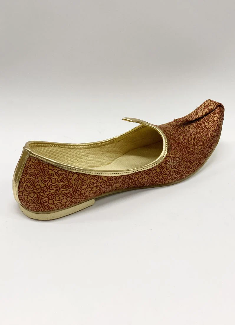 Maroon Self-pattern Brocade Kusa - Image 4